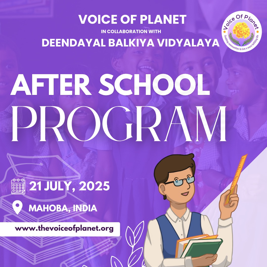 🌟 Unlocking Potential, One Child at a Time!Voice of Planet volunteers visited Deendayal Balkiy