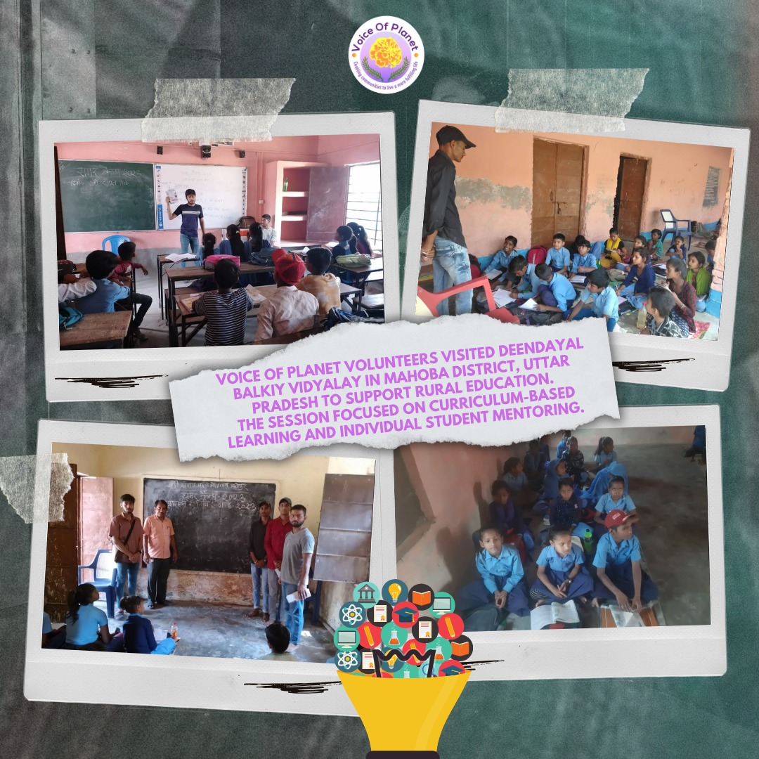 🌟 Unlocking Potential, One Child at a Time!Voice of Planet volunteers visited Deendayal Balkiy (1)